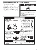 Preview for 17 page of American Water Heater 6510238 Installation Instructions And Use And Care Manual