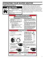 Preview for 17 page of American Water Heater 6510381 Installation Instructions And Use & Care Manual