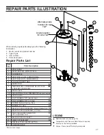 Preview for 27 page of American Water Heater 6510381 Installation Instructions And Use & Care Manual