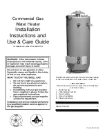 Предварительный просмотр 1 страницы American Water Heater 71681 Installation Instructions And Use & Care Manual