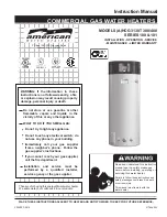 Preview for 1 page of American Water Heater (A)HCG3 130T 300 Instruction Manual