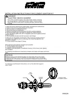 Предварительный просмотр 1 страницы American Water Heater Element Adaptor Kit 6500254 Installation Instructions