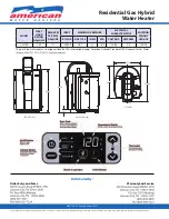 Preview for 2 page of American Water Heater GH-90N Specifications