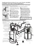 Preview for 21 page of American Water Heater PowerVent Use & Care Manual