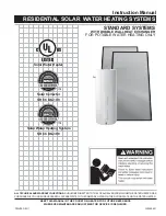 American Water Heater SRCC OG-100 Instruction Manual preview