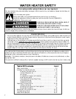 Preview for 2 page of American Water Heater Ultra Low NOx MODELS Installation Instructions And Use & Care Manual