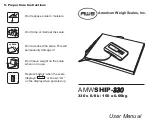 Preview for 1 page of American Weigh Scales AMWSHIP-330 User Manual