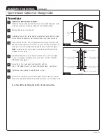 Предварительный просмотр 3 страницы American Woodmark Corporation 99868 Installation Instructions