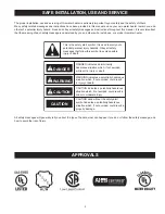 Preview for 3 page of American (A)BCL3100T2506NOX Instruction Manual