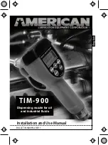 Preview for 1 page of American TIM-900 Installation And Use Manual