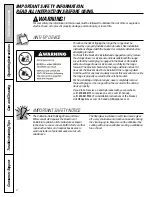 Предварительный просмотр 2 страницы AMERICANA ABS200 Owner'S Manual