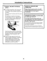 Preview for 39 page of AMERICANA AGBS300 Owner'S Manual & Installation Instructions