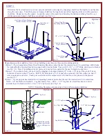 Предварительный просмотр 4 страницы AMERICANA FREESTANDING DOUBLE-HEADER PERGOLA Installation Instructions Manual