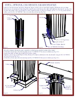 Preview for 7 page of AMERICANA PERGOLA Assembly Instructions Manual