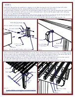 Preview for 10 page of AMERICANA PERGOLA Assembly Instructions Manual