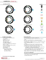 Preview for 2 page of AMERICH ETOILE 60 Quick Installation Manual