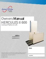 Preview for 1 page of AmeriGlide AMGHERC600-4 Owner'S Manual