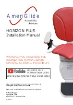 Preview for 1 page of AmeriGlide HORIZON PLUS Installation Manual