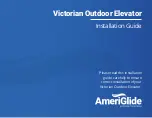 Preview for 1 page of AmeriGlide Victorian Outdoor Elevator Installation Manual