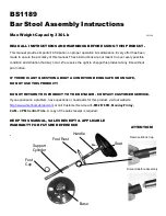 Preview for 1 page of Amerihome BS1189 Assembly Instructions