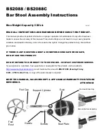 Amerihome BS2088 Assembly Instructions preview