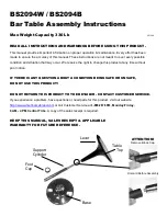 Amerihome BS2094W Assembly Instructions preview