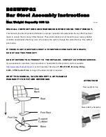 Amerihome BSBWWPG2 Assembly Instructions preview