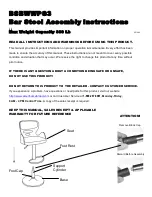 Amerihome BSBWWPG3 Assembly Instructions preview