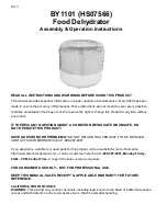 Amerihome BY1101 Assembly & Operation Instructions preview