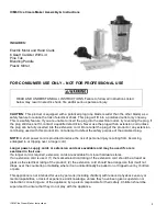 Preview for 2 page of Amerihome ICM6C Assembly Instructions Manual