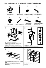 Предварительный просмотр 2 страницы Amerihome SSUSK1816 Assembly Instructions