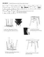 Предварительный просмотр 2 страницы Amerihome TABLEBWT Assembly Instructions