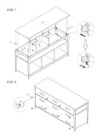 Предварительный просмотр 9 страницы Amerihome TVSTAND60 Assembly Instructions Manual