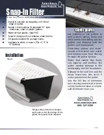 Preview for 1 page of Amerimax Snap-In Gutter Filter none Brochure