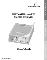 Предварительный просмотр 2 страницы Ameriphone AMRX2 User Manual