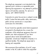 Preview for 20 page of Ameriphone CALL ALERT CA-100 User Manual