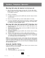 Preview for 14 page of Ameriphone Dialogue CL-40 Operating Instructions Manual