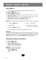 Preview for 18 page of Ameriphone Dialogue CL-40 Operating Instructions Manual