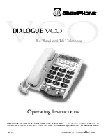 Ameriphone DIALOGUE VCO Operating Instructions Manual preview