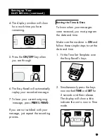 Preview for 9 page of Ameriphone Digital Answering Machine Operating Instructions Manual