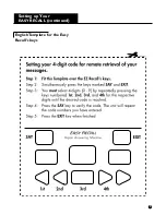 Preview for 11 page of Ameriphone Digital Answering Machine Operating Instructions Manual