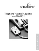 Предварительный просмотр 60 страницы Ameriphone HA-30 User Manual