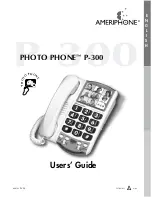 Ameriphone Photo Phone P-300 User Manual preview