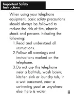 Preview for 3 page of Ameriphone Talking Phone JV-35 Operating Instructions Manual