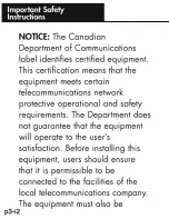 Preview for 12 page of Ameriphone Talking Phone JV-35 Operating Instructions Manual