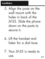 Preview for 26 page of Ameriphone Talking Phone JV-35 Operating Instructions Manual