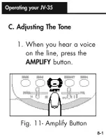 Preview for 34 page of Ameriphone Talking Phone JV-35 Operating Instructions Manual