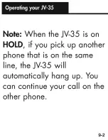 Preview for 38 page of Ameriphone Talking Phone JV-35 Operating Instructions Manual