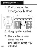 Preview for 43 page of Ameriphone Talking Phone JV-35 Operating Instructions Manual