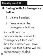 Preview for 45 page of Ameriphone Talking Phone JV-35 Operating Instructions Manual